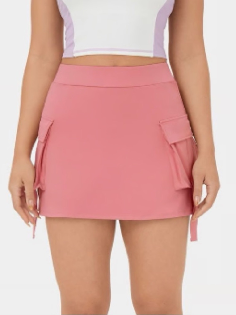 HALARA NWT Pink Cargo Mini Skirt Small